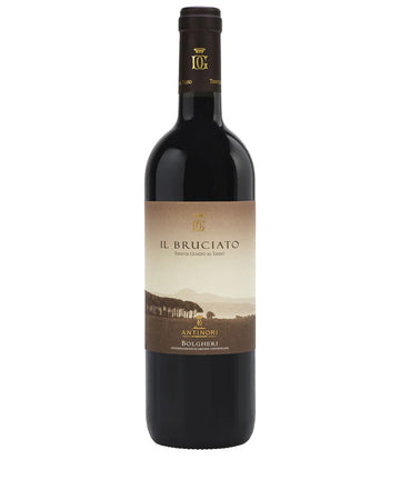 Bottle of Antinori Tenuta Guado al Tasso Il Bruciato 2022 Bolgheri Rosso red wine with beige label