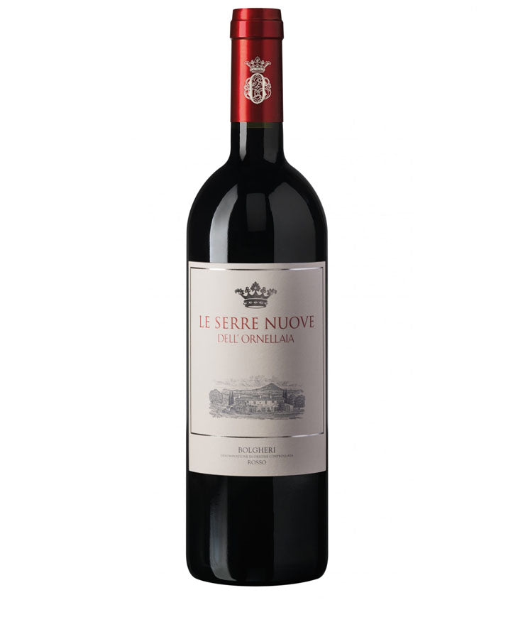 Le Serre Nuove dell'Ornellaia 2021 Italian red wine bottle, Bolgheri region