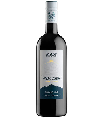 Masi Tupungato Passo Doble 2023 organic red wine bottle with Malbec and Corvina grapes from Tierra Soleada Valle de Uco Argentina