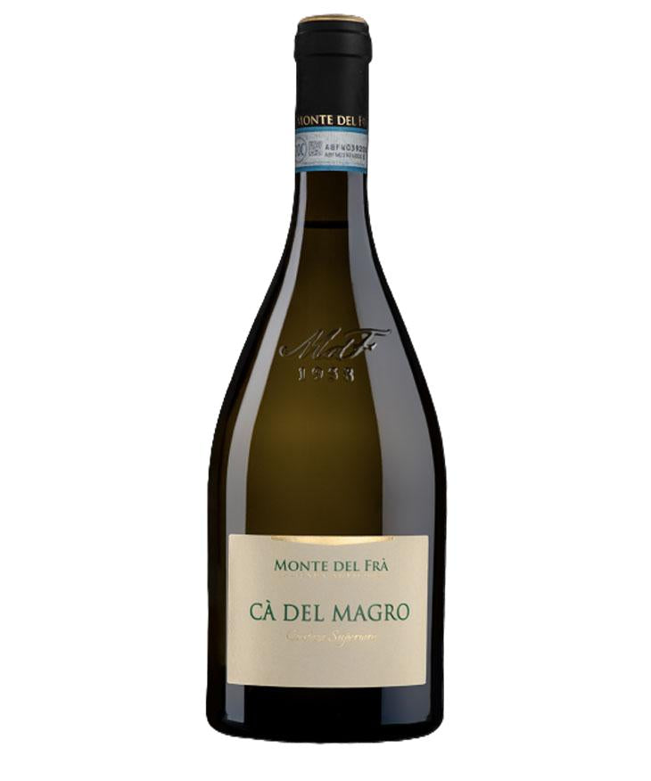 Monte del Frà Cà del Magro Custoza Superiore white wine bottle – Italian DOC white wine