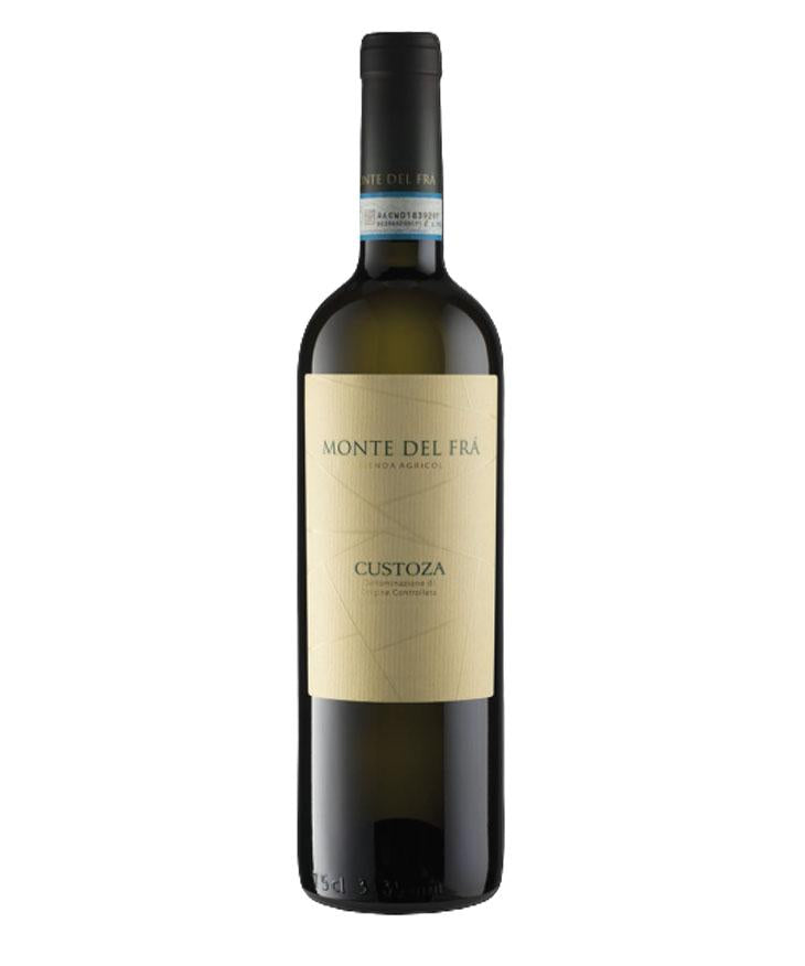 Monte del Frà Custoza 2023 Italian white wine bottle - fresh DOC wine from Veneto region