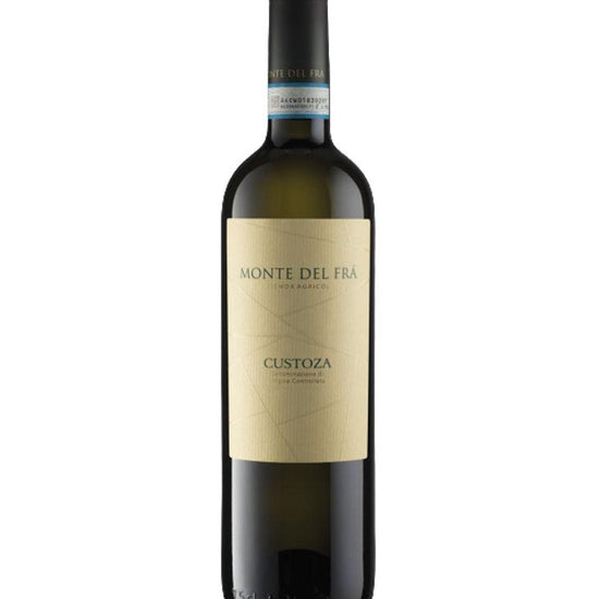 Monte del Frà Custoza 2025 Italian white wine bottle - fresh DOC wine from Veneto region