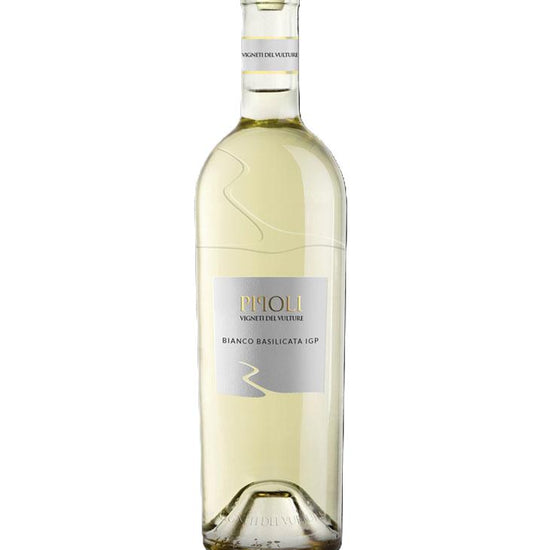 Pipoli Bianco Basilicata IGP 2024 white wine bottle - crisp Italian white wine from Vigneti del Vulture