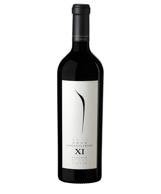 Pulenta Estate Gran Cabernet Franc XI 2021 red wine bottle from Agrelo, Mendoza, Argentina