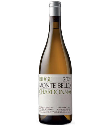 Ridge Monte Bello Chardonnay 2023 bottle from Santa Cruz Mountains California