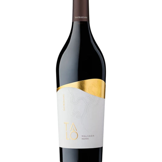 San Marzano Talo Salento Malvasia Nera 2022 wine bottle with gold label