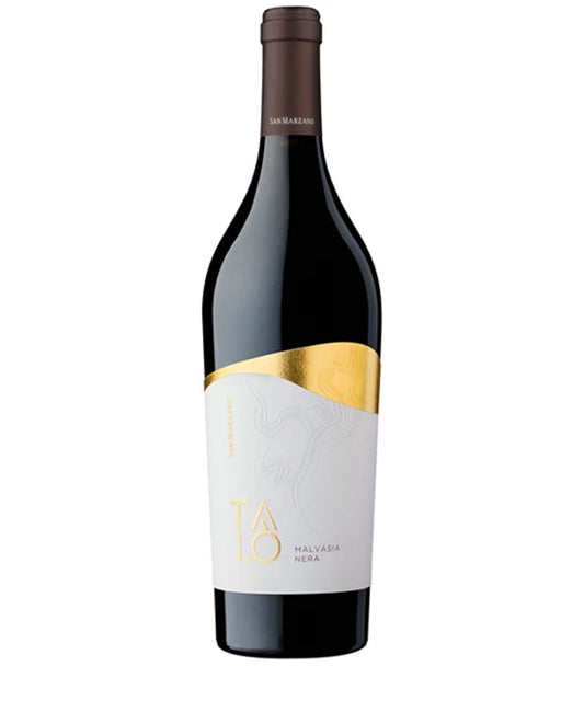San Marzano Talo Salento Malvasia Nera 2022 wine bottle with gold label