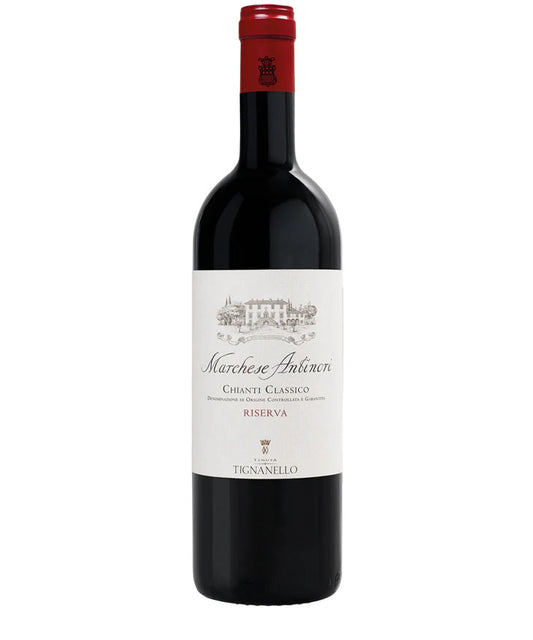 Bottle of Marchese Antinori Chianti Classico Riserva 2021 by Tenuta Tignanello - DOCG Italian red wine