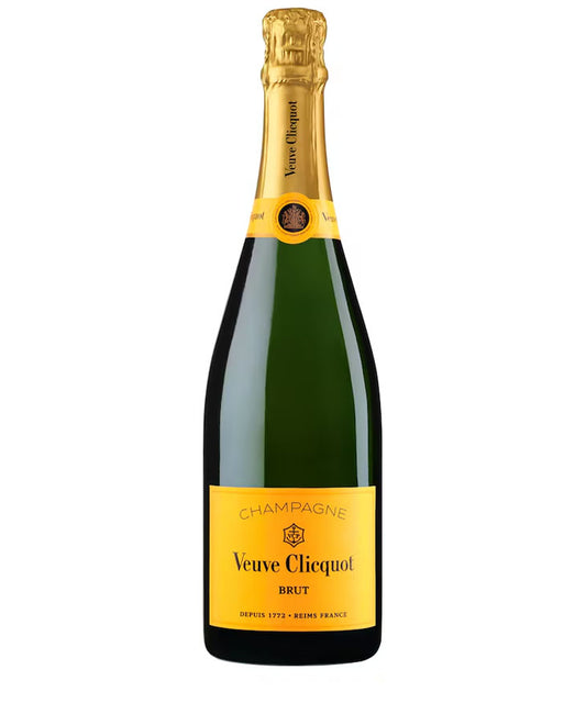 Veuve Clicquot Yellow Label Brut Champagne Bottle - Premium French Sparkling Wine from Reims